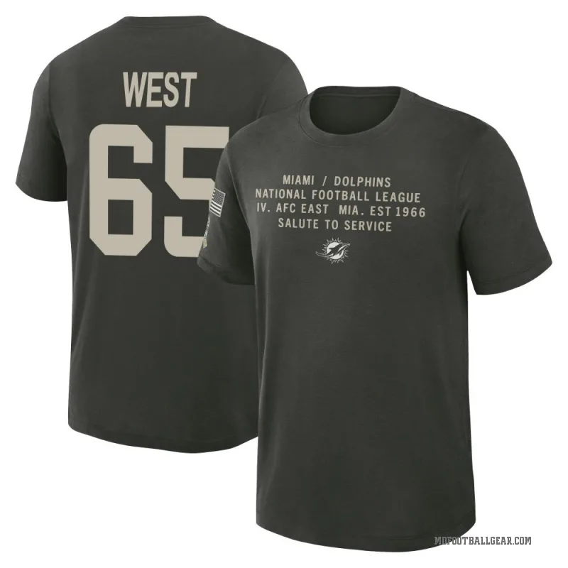 Addison West T-Shirt | Authentic Miami Dolphins Addison West T-Shirts ...