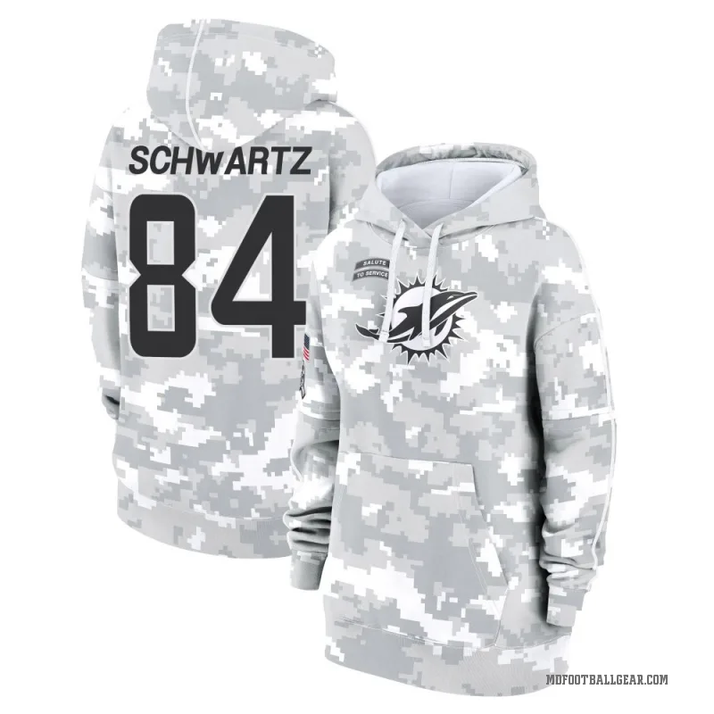 Anthony Schwartz Women's Camo Miami Dolphins Arctic 2024 Salute to Service Club Fleece Pullover Hoodie