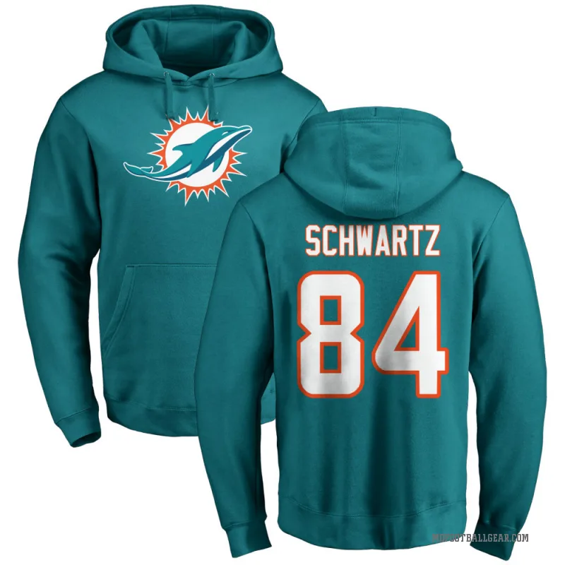 Anthony Schwartz Youth Aqua Miami Dolphins Pro Line Logo Pullover Hoodie