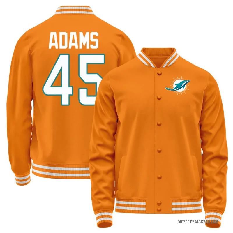 BJ Adams Men's Orange Miami Dolphins Full-Snap Jacket