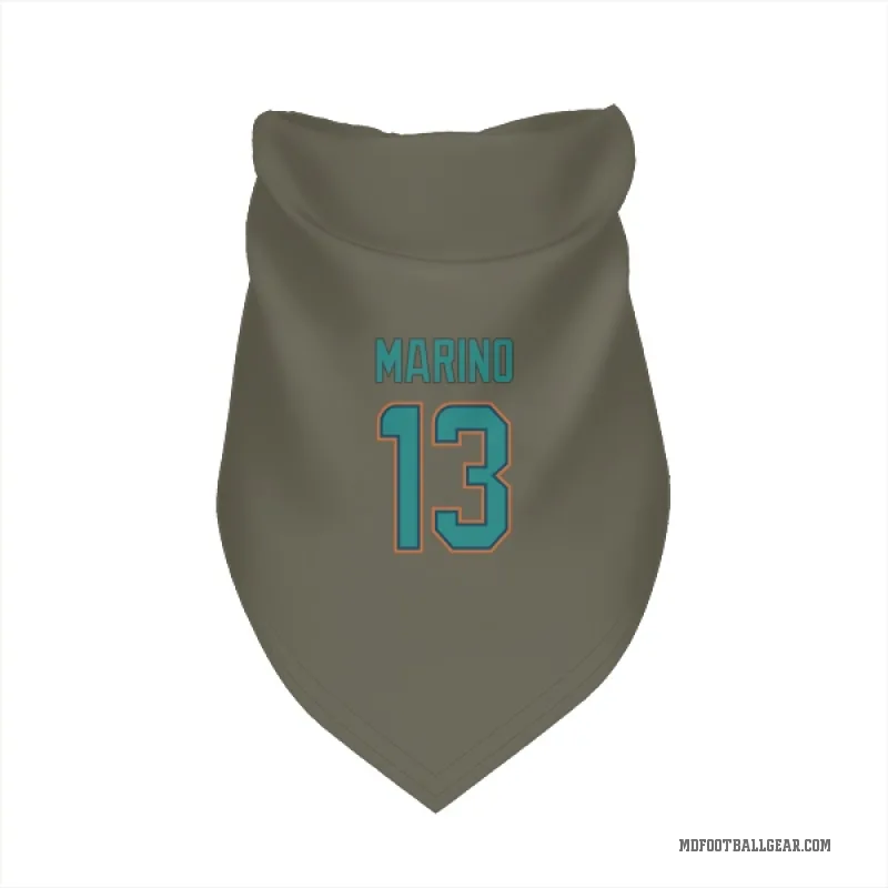 Dan Marino  Olive Miami Dolphins  Cat & Dog Pet Bandana