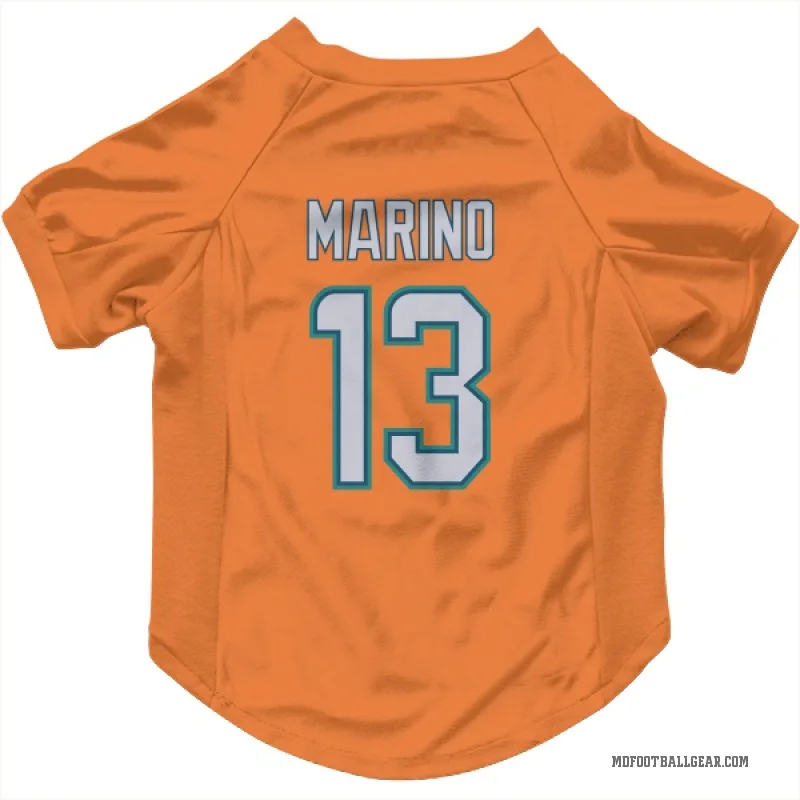 Dan Marino  Orange Miami Dolphins  Cat & Dog Pet Jersey
