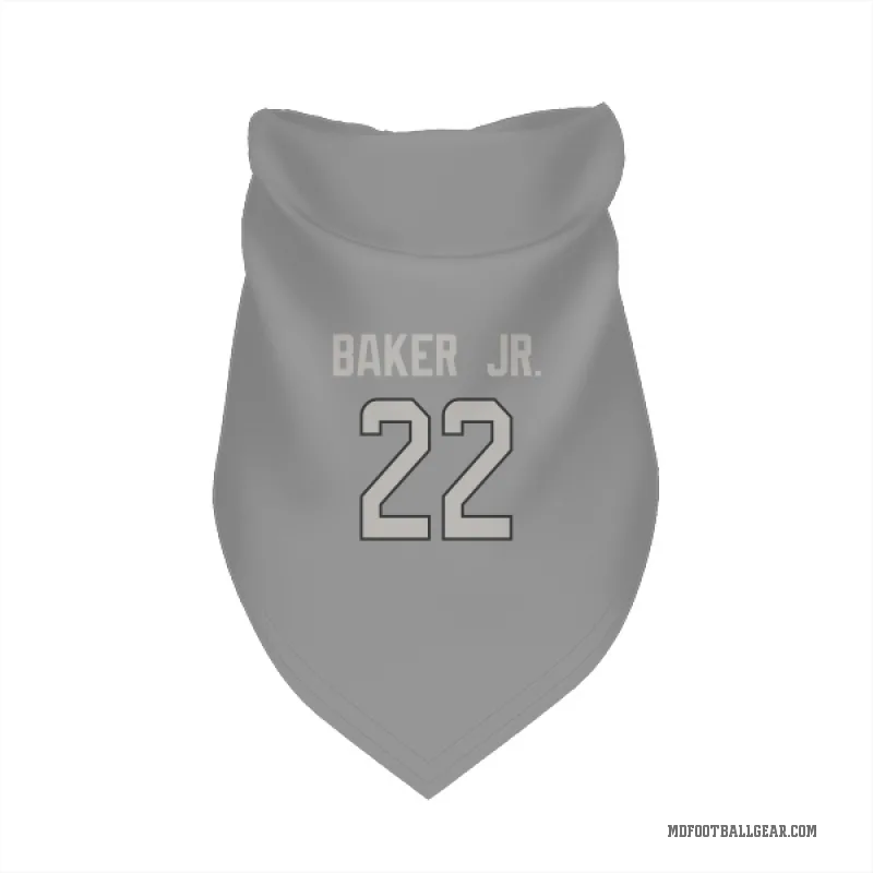 Darrell Baker Jr.  Charcoal Miami Dolphins  Cat & Dog Pet Bandana