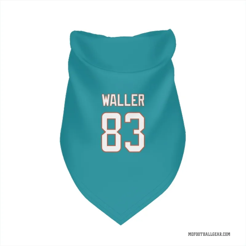 Darren Waller  Aqua Miami Dolphins  Cat & Dog Pet Bandana