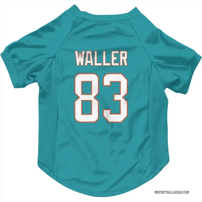 Darren Waller  Aqua Miami Dolphins  Cat & Dog Pet Jersey