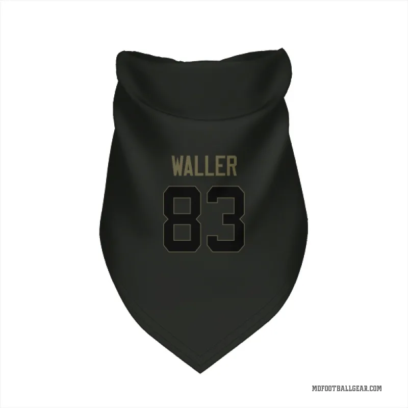 Darren Waller  Black Miami Dolphins  Service Cat & Dog Pet Bandana