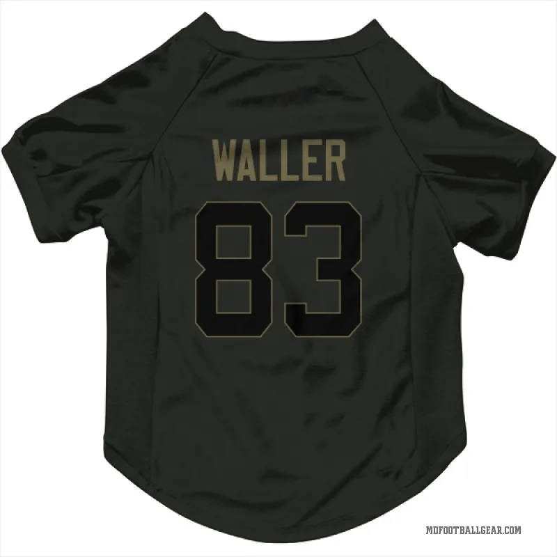 Darren Waller  Black Miami Dolphins  Service Cat & Dog Pet Jersey