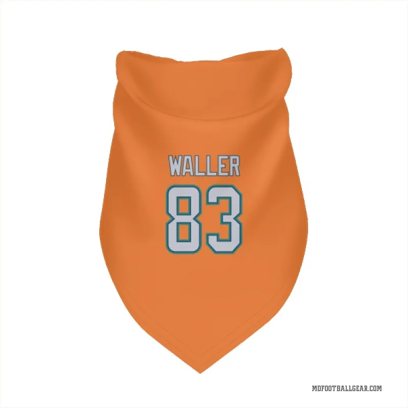 Darren Waller  Orange Miami Dolphins  Cat & Dog Pet Bandana