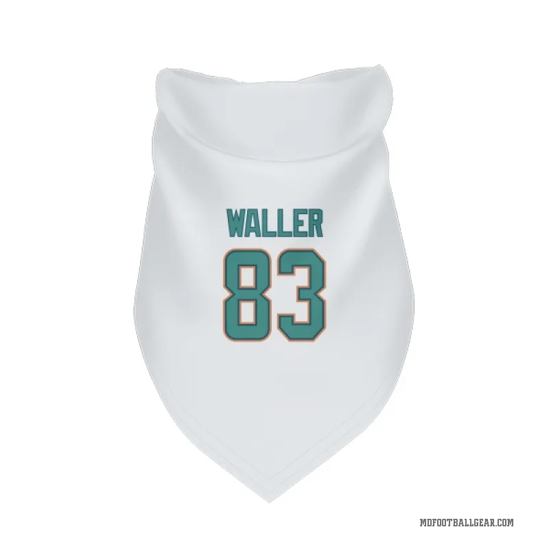 Darren Waller  White Miami Dolphins  Cat & Dog Pet Bandana