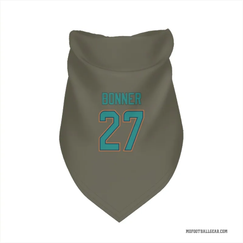 Ethan Bonner  Olive Miami Dolphins  Cat & Dog Pet Bandana