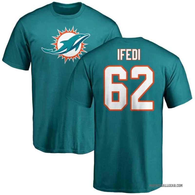 Germain Ifedi Youth Aqua Miami Dolphins Logo T-Shirt -