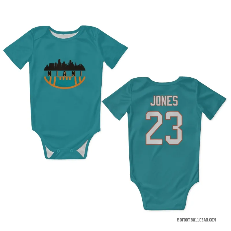 Jack Jones  Aqua Miami Dolphins  Newborn & Infant Bodysuit
