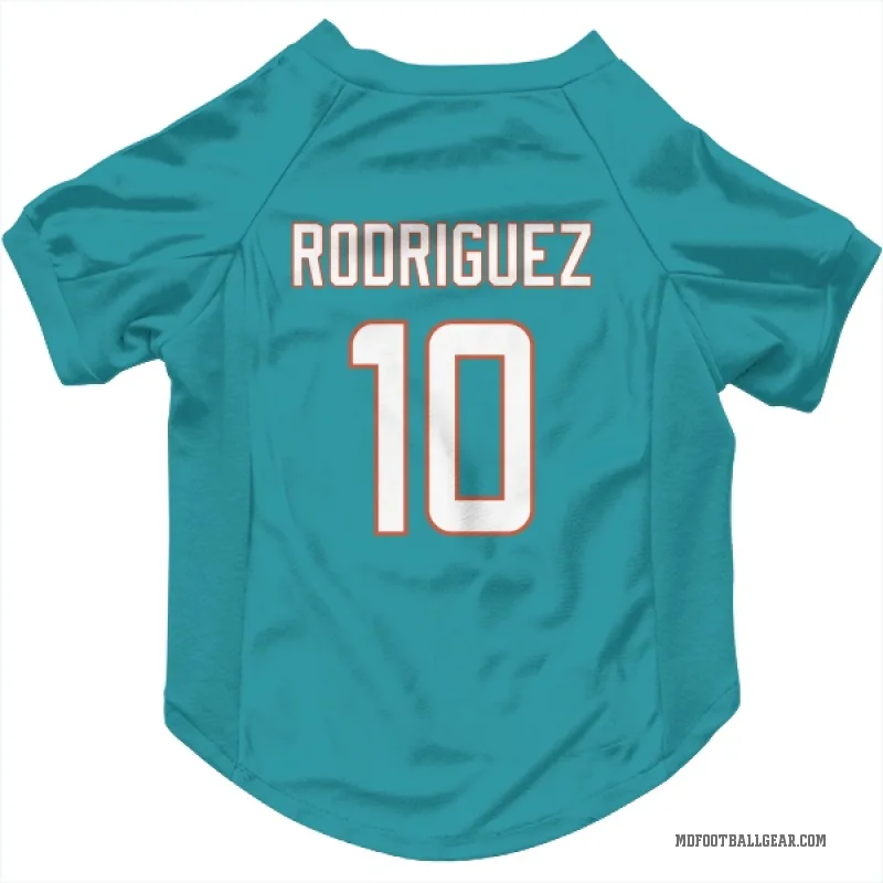 Jacob Rodriguez  Aqua Miami Dolphins  Cat & Dog Pet Jersey