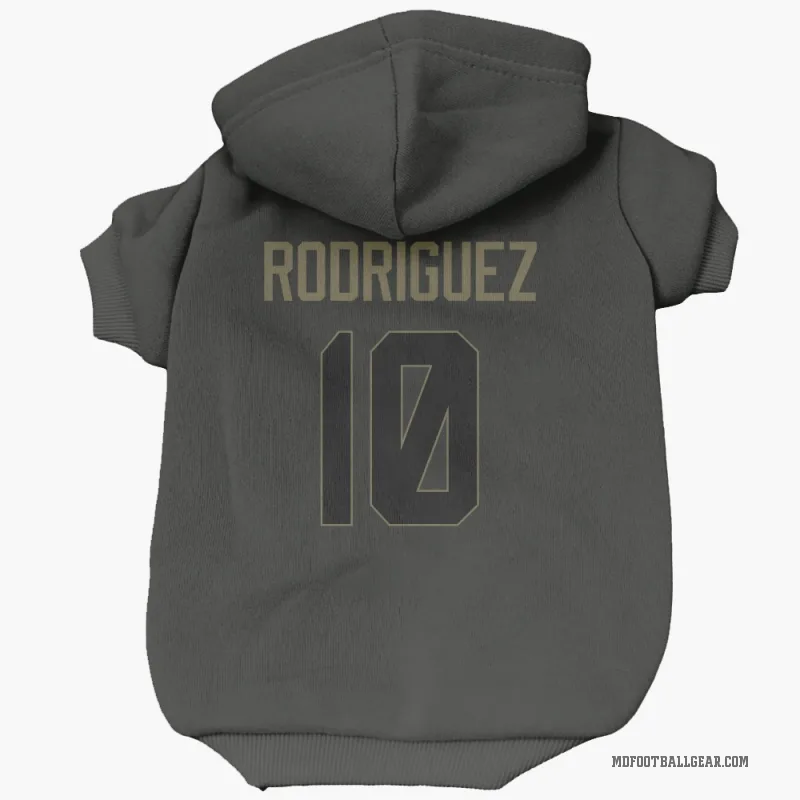 Jacob Rodriguez  Black Miami Dolphins  Service Cat & Dog Pet Hoodie