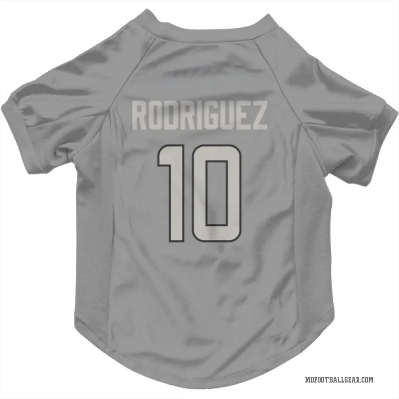 Jacob Rodriguez  Charcoal Miami Dolphins  Cat & Dog Pet Jersey