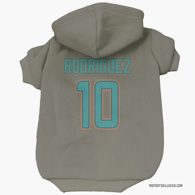 Jacob Rodriguez  Olive Miami Dolphins  Cat & Dog Pet Hoodie