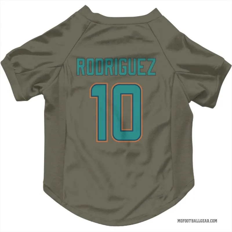 Jacob Rodriguez  Olive Miami Dolphins  Cat & Dog Pet Jersey
