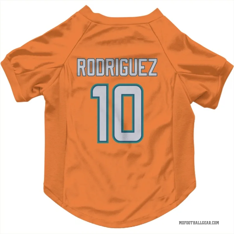 Jacob Rodriguez  Orange Miami Dolphins  Cat & Dog Pet Jersey