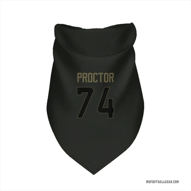 Kadyn Proctor  Black Miami Dolphins  Service Cat & Dog Pet Bandana
