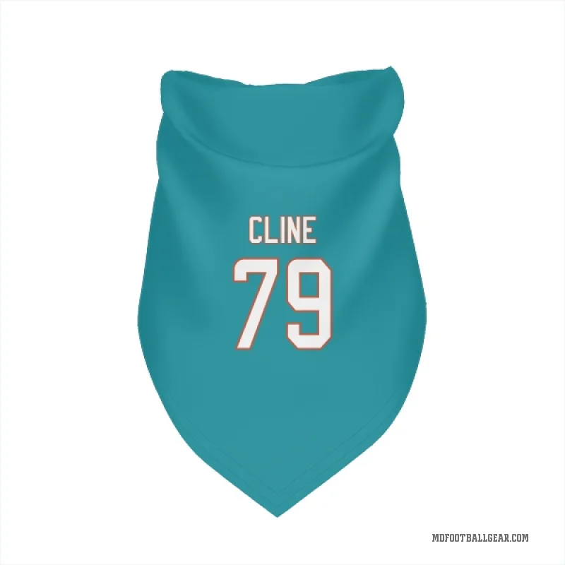 Kevin Cline  Aqua Miami Dolphins  Cat & Dog Pet Bandana