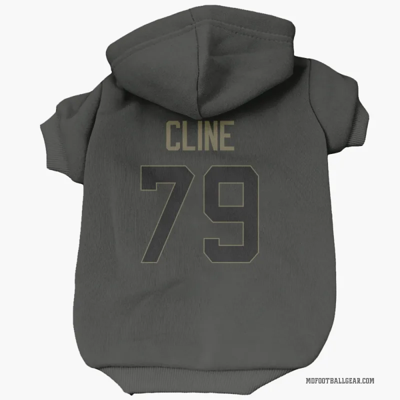 Kevin Cline  Black Miami Dolphins  Service Cat & Dog Pet Hoodie