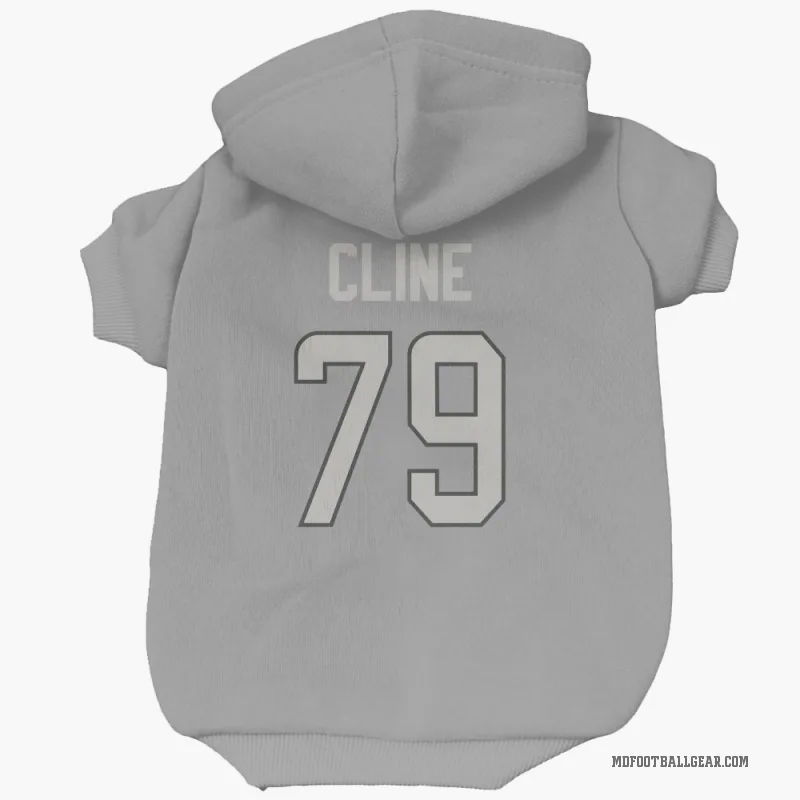 Kevin Cline  Charcoal Miami Dolphins  Cat & Dog Pet Hoodie