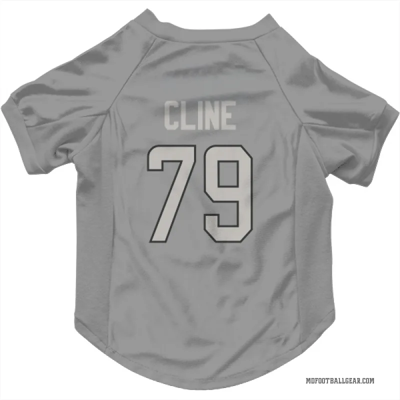 Kevin Cline  Charcoal Miami Dolphins  Cat & Dog Pet Jersey