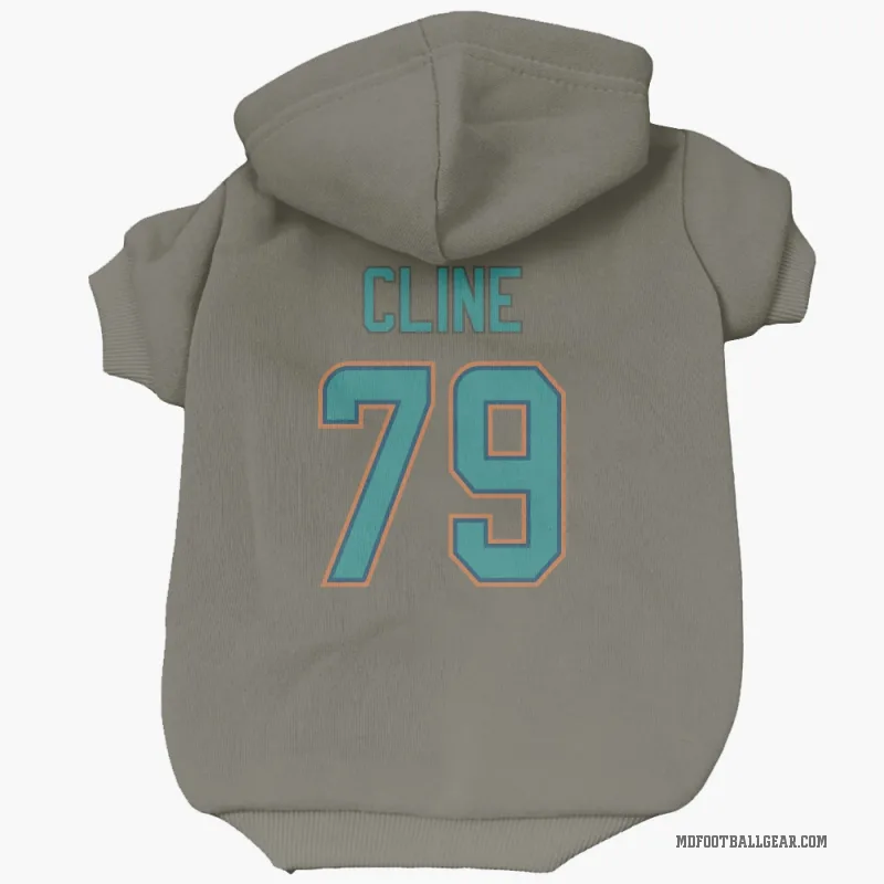 Kevin Cline  Olive Miami Dolphins  Cat & Dog Pet Hoodie