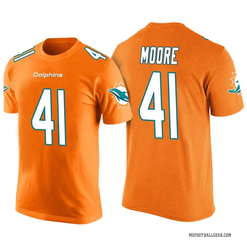 Louis Moore Men's Orange Miami Dolphins Color Rush T-Shirt