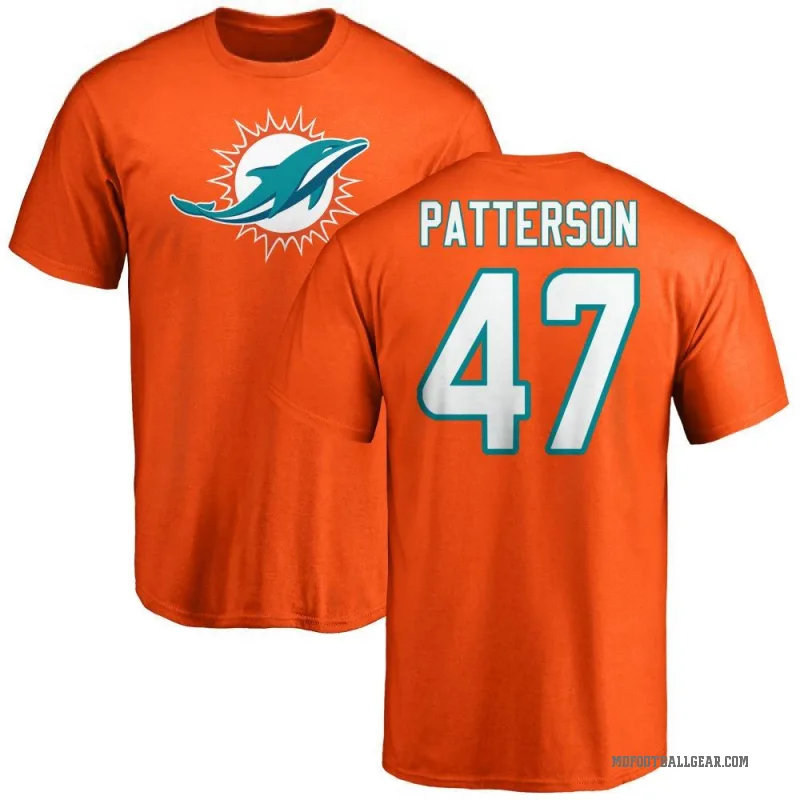 Riley Patterson Men's Orange Miami Dolphins Logo T-Shirt -
