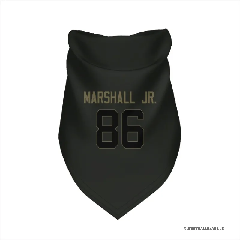 Terrace Marshall Jr.  Black Miami Dolphins  Service Cat & Dog Pet Bandana