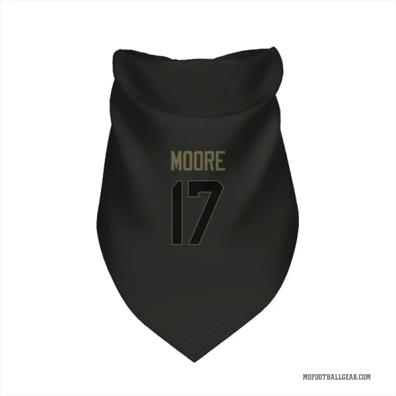 Trey Moore  Black Miami Dolphins  Service Cat & Dog Pet Bandana