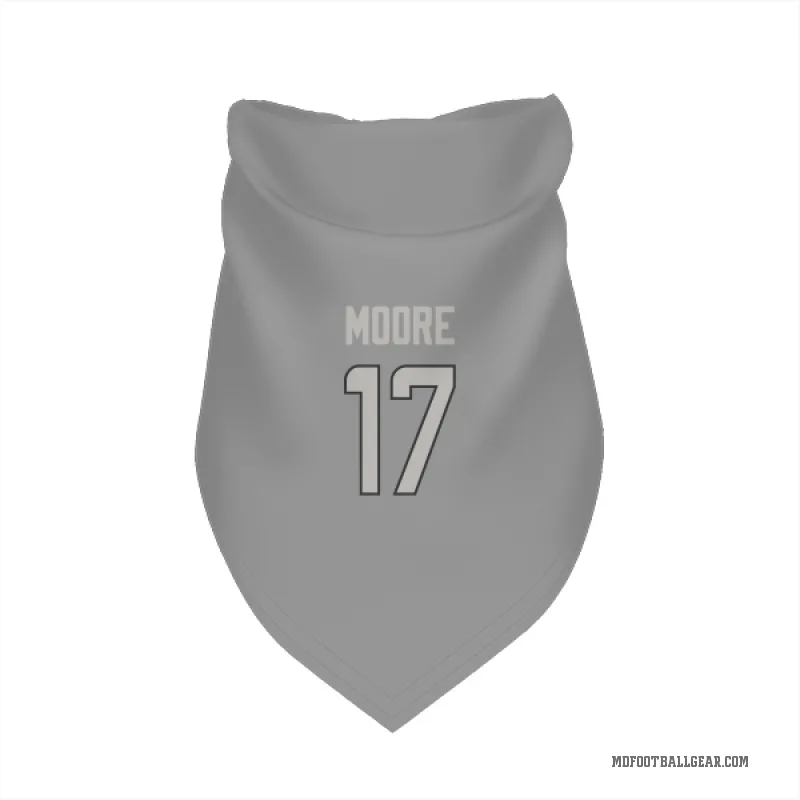 Trey Moore  Charcoal Miami Dolphins  Cat & Dog Pet Bandana