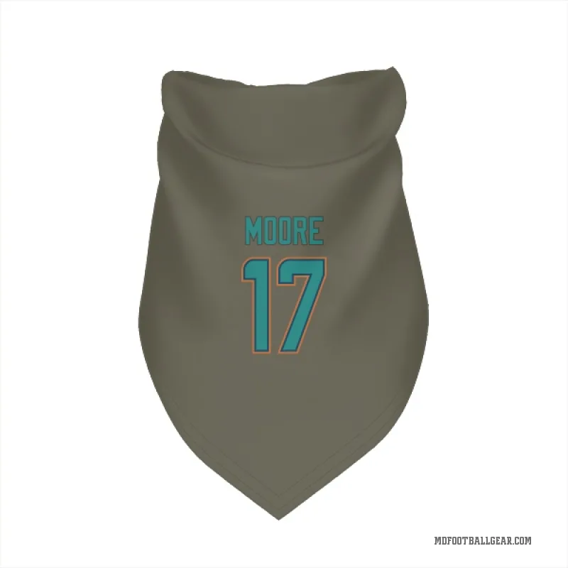 Trey Moore  Olive Miami Dolphins  Cat & Dog Pet Bandana