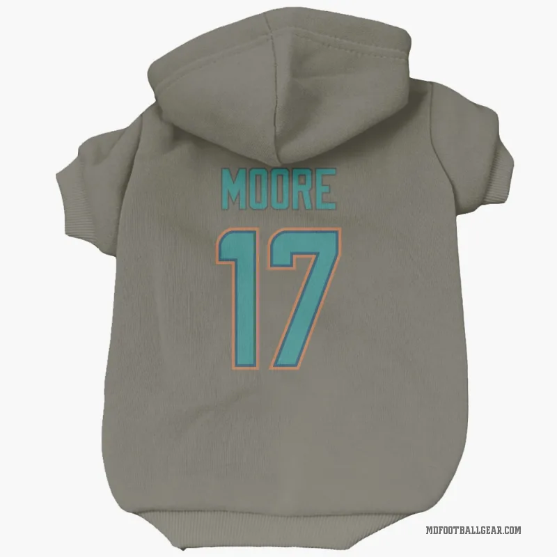 Trey Moore  Olive Miami Dolphins  Cat & Dog Pet Hoodie