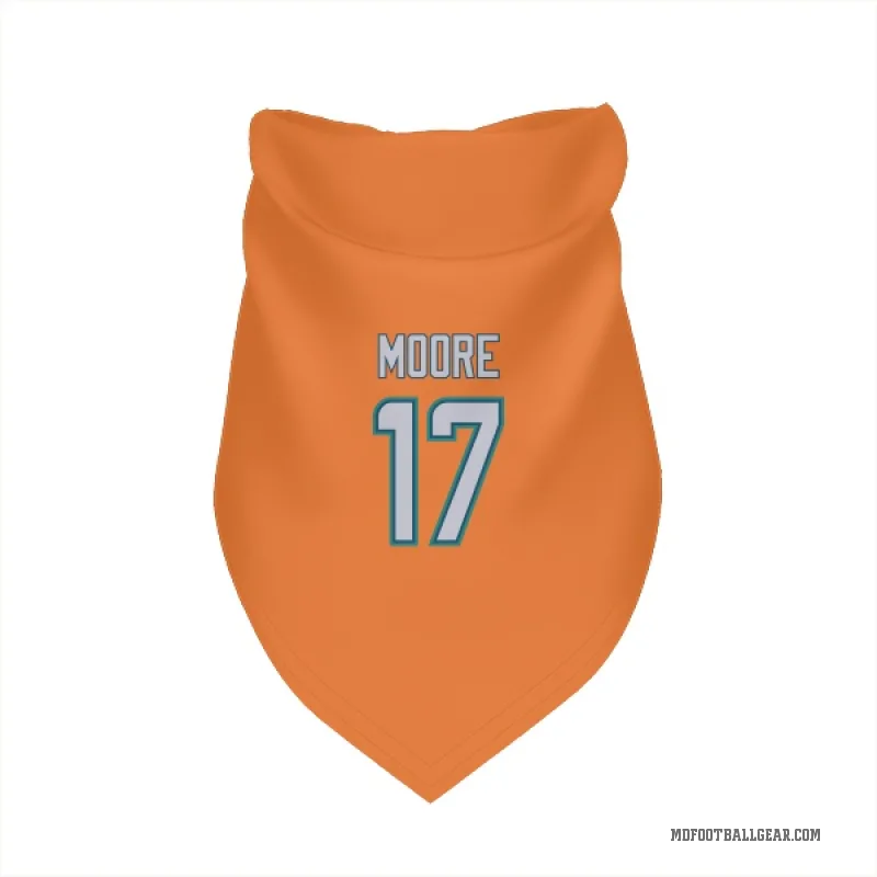 Trey Moore  Orange Miami Dolphins  Cat & Dog Pet Bandana