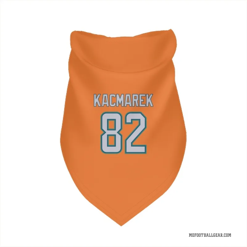 Will Kacmarek  Orange Miami Dolphins  Cat & Dog Pet Bandana