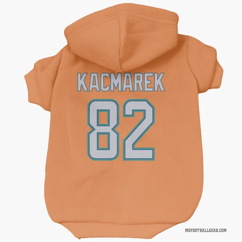 Will Kacmarek  Orange Miami Dolphins  Cat & Dog Pet Hoodie
