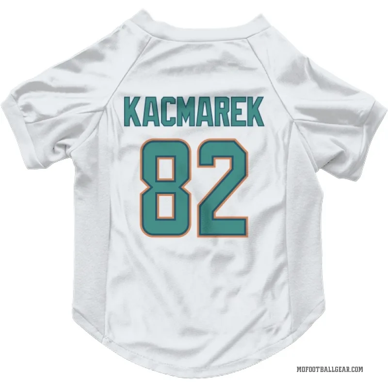 Will Kacmarek  White Miami Dolphins  Cat & Dog Pet Jersey